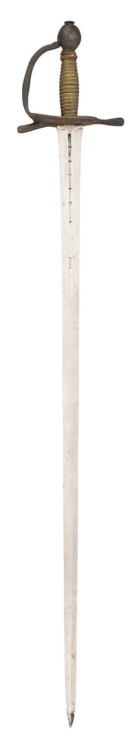 Lot 92 - A SWEDISH MODEL 1711 MILITARY SWORD, CIRCA 1715