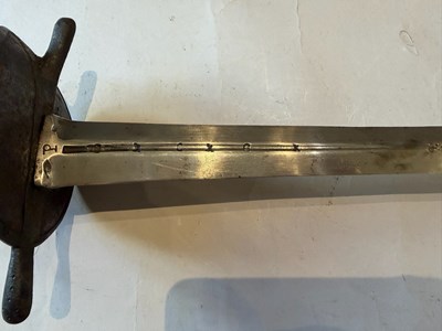 Lot 92 - A SWEDISH MODEL 1711 MILITARY SWORD, CIRCA 1715