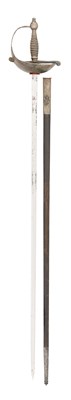 Lot 149 - A RARE SPANISH SILVER-MOUNTED OFFICER’S DRESS SWORD, DATED 1856