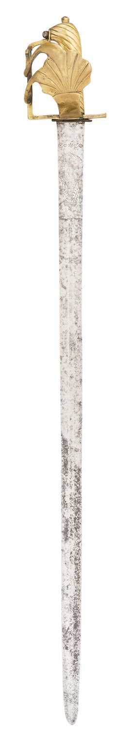Lot 56 - A GERMAN (WURTTEMBERG) PALLASCH, CIRCA 1780