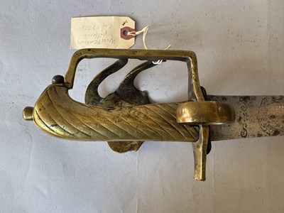 Lot 56 - A GERMAN (WURTTEMBERG) PALLASCH, CIRCA 1780