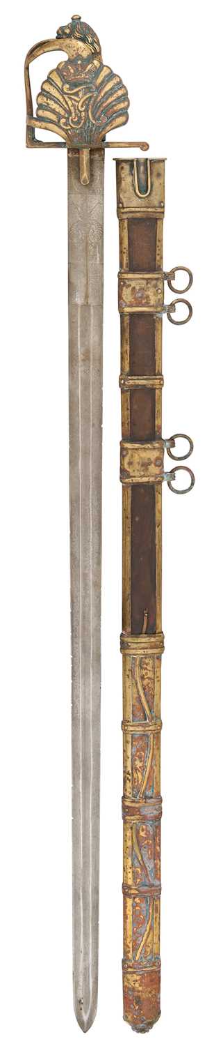 Lot 28 - AN AUSTRIAN PALLASCH, 18TH CENTURY