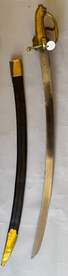 Lot 38 - A GERMAN (HESSEN-KASSEL) INFANTRY SABRE, REIGN OF FRIEDRICH I (1730-51)
