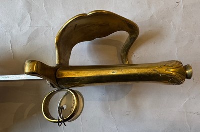 Lot 38 - A GERMAN (HESSEN-KASSEL) INFANTRY SABRE, REIGN OF FRIEDRICH I (1730-51)