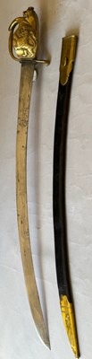 Lot 38 - A GERMAN (HESSEN-KASSEL) INFANTRY SABRE, REIGN OF FRIEDRICH I (1730-51)