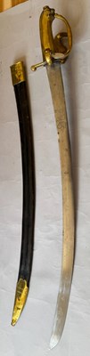 Lot 38 - A GERMAN (HESSEN-KASSEL) INFANTRY SABRE, REIGN OF FRIEDRICH I (1730-51)