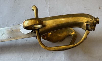 Lot 38 - A GERMAN (HESSEN-KASSEL) INFANTRY SABRE, REIGN OF FRIEDRICH I (1730-51)