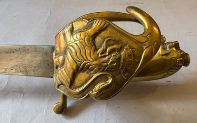 Lot 38 - A GERMAN (HESSEN-KASSEL) INFANTRY SABRE, REIGN OF FRIEDRICH I (1730-51)
