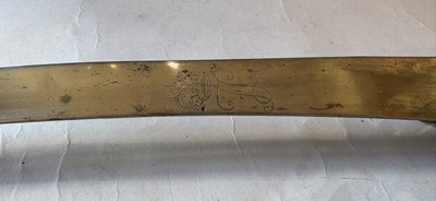 Lot 38 - A GERMAN (HESSEN-KASSEL) INFANTRY SABRE, REIGN OF FRIEDRICH I (1730-51)