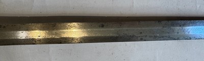 Lot 71 - A RARE DANISH CAVALRY TROOPER’S SWORD, MID-18TH CENTURY, THE BLADE DATED 1752