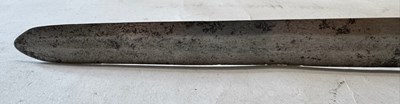 Lot 71 - A RARE DANISH CAVALRY TROOPER’S SWORD, MID-18TH CENTURY, THE BLADE DATED 1752
