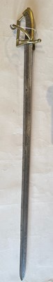 Lot 71 - A RARE DANISH CAVALRY TROOPER’S SWORD, MID-18TH CENTURY, THE BLADE DATED 1752