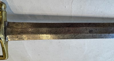 Lot 71 - A RARE DANISH CAVALRY TROOPER’S SWORD, MID-18TH CENTURY, THE BLADE DATED 1752