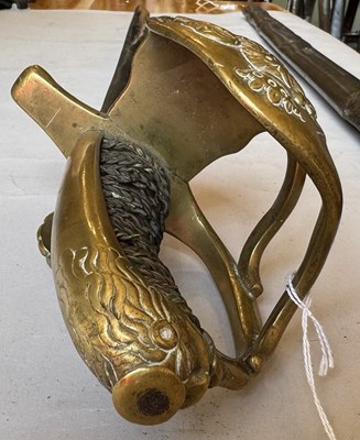 Lot 64 - A GERMAN CUIRASSIER’S PALLASCH, MID-18TH CENTURY