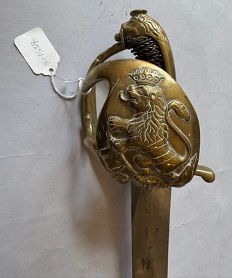 Lot 64 - A GERMAN CUIRASSIER’S PALLASCH, MID-18TH CENTURY
