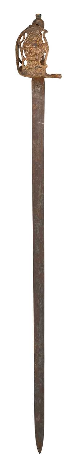 Lot 39 - A GERMAN (HESSEN-KASSEL) LIGHT DRAGOON CAVALRY SWORD, SECOND HALF OF THE 18TH CENTURY