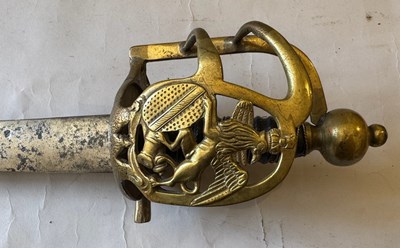 Lot 32 - A GERMAN (BADEN) PALLASCH, LATE 18TH/EARLY 19TH CENTURY