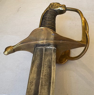 Lot 33 - A GERMAN (BADEN) OFFICER’S PALLASCH, EARLY 19TH CENTURY