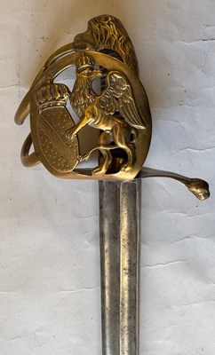 Lot 33 - A GERMAN (BADEN) OFFICER’S PALLASCH, EARLY 19TH CENTURY