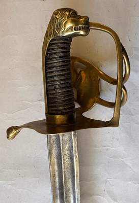Lot 33 - A GERMAN (BADEN) OFFICER’S PALLASCH, EARLY 19TH CENTURY