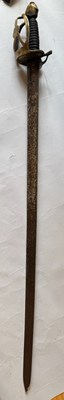 Lot 41 - A PRUSSIAN MODEL 1735 DRAGOON PALLASCH, MID-18TH CENTURY