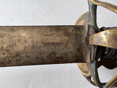 Lot 41 - A PRUSSIAN MODEL 1735 DRAGOON PALLASCH, MID-18TH CENTURY