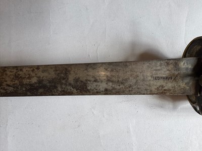 Lot 41 - A PRUSSIAN MODEL 1735 DRAGOON PALLASCH, MID-18TH CENTURY