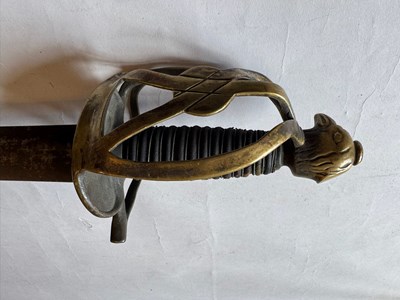 Lot 41 - A PRUSSIAN MODEL 1735 DRAGOON PALLASCH, MID-18TH CENTURY