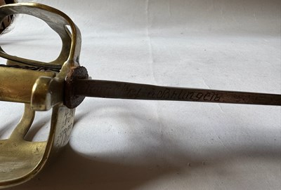 Lot 52 - A SAXON CUIRASSIER’S SABRE, CIRCA 1790-1800