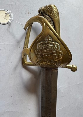 Lot 70 - A RARE DANISH MODEL 1750 CAVALRY PALLASCH, REIGN OF FREDERICK V (1723-1766)