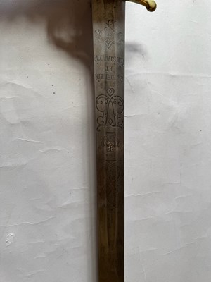 Lot 70 - A RARE DANISH MODEL 1750 CAVALRY PALLASCH, REIGN OF FREDERICK V (1723-1766)