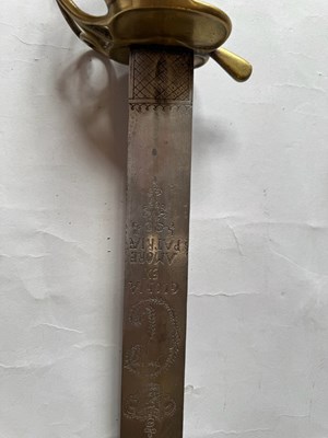 Lot 76 - A DANISH MODEL 1785 DRAGOON PALLASCH, REIGN OF CHRISTIAN VII (1749-1808)