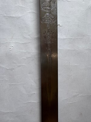Lot 76 - A DANISH MODEL 1785 DRAGOON PALLASCH, REIGN OF CHRISTIAN VII (1749-1808)