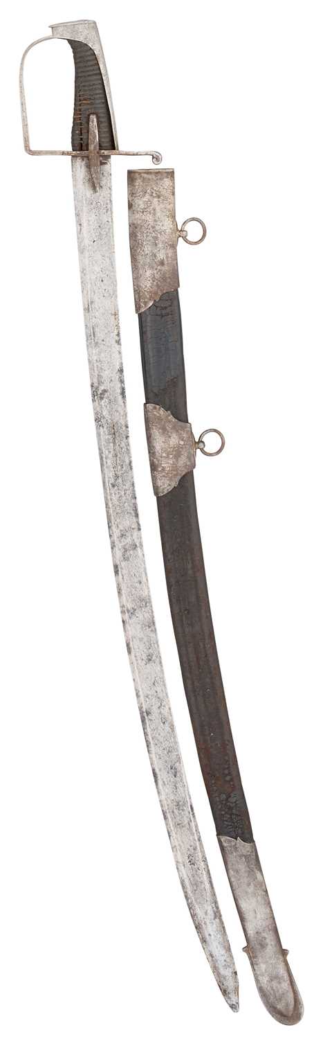 Lot 42 - A EUROPEAN CAVALRY SABRE, MID-18TH CENTURY, POSSIBLY PRUSSIAN
