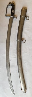 Lot 25 - AN AUSTRIAN CAVALRY SABRE, REIGN OF MARIA THERESA (1740-1780)