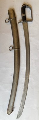 Lot 25 - AN AUSTRIAN CAVALRY SABRE, REIGN OF MARIA THERESA (1740-1780)