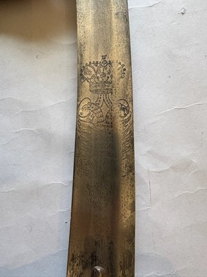 Lot 24 - AN AUSTRIAN MODEL 1768 LIGHT CAVALRY SABRE, REIGN OF MARIA THERESA (1740-1780)