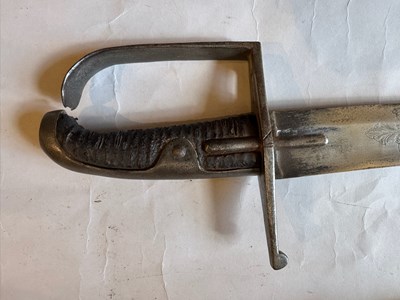 Lot 24 - AN AUSTRIAN MODEL 1768 LIGHT CAVALRY SABRE, REIGN OF MARIA THERESA (1740-1780)