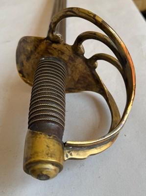 Lot 44 - A PRUSSIAN MODEL 1819 CUIRASSIER’S SWORD, 19TH CENTURY