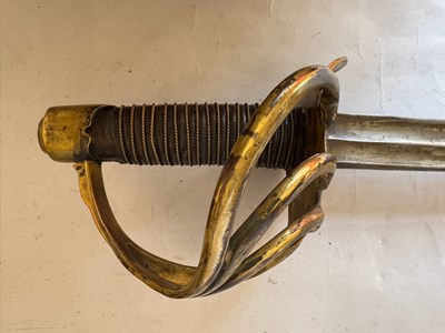 Lot 44 - A PRUSSIAN MODEL 1819 CUIRASSIER’S SWORD, 19TH CENTURY