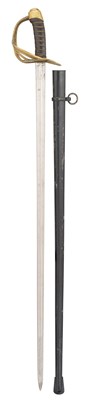 Lot 123 - A DUTCH MODEL 1814 CUIRASSIER’S SWORD, DATED 1853