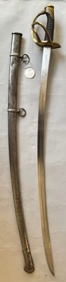Lot 34 - A GERMAN (BADEN) MODEL 1831 CAVALRY SABRE, REIGN OF GRAND DUKE LEOPOLD (1830-52)