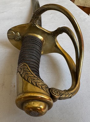 Lot 34 - A GERMAN (BADEN) MODEL 1831 CAVALRY SABRE, REIGN OF GRAND DUKE LEOPOLD (1830-52)