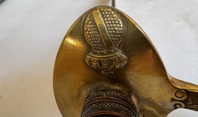 Lot 34 - A GERMAN (BADEN) MODEL 1831 CAVALRY SABRE, REIGN OF GRAND DUKE LEOPOLD (1830-52)