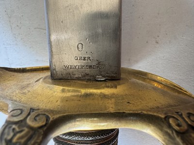 Lot 34 - A GERMAN (BADEN) MODEL 1831 CAVALRY SABRE, REIGN OF GRAND DUKE LEOPOLD (1830-52)