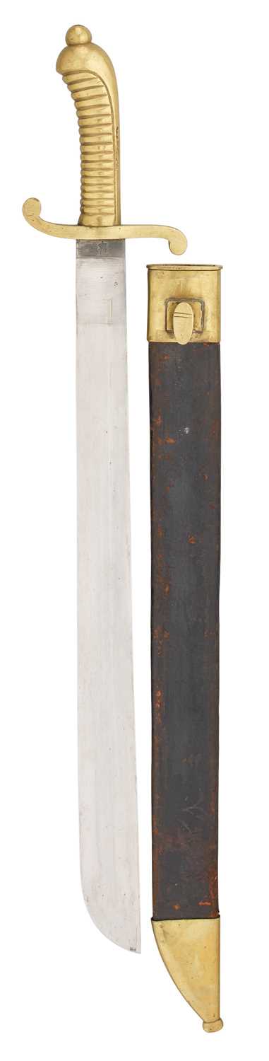 Lot 54 - A GERMAN (SAXON) MODEL 1845 ARTILLERY SIDEARM, REIGN OF FREDERICK AUGUSTUS (1836-1854)