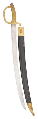 Lot 118 - A EUROPEAN MILITARY HANGER (BRIQUET), MID-19TH CENTURY, PERHAPS FRENCH