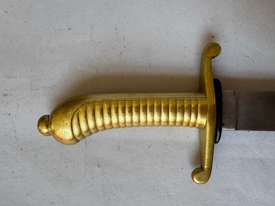 Lot 66 - A GERMAN MODEL 1845 INFANTRY SIDEARM, MID-19TH CENTURY