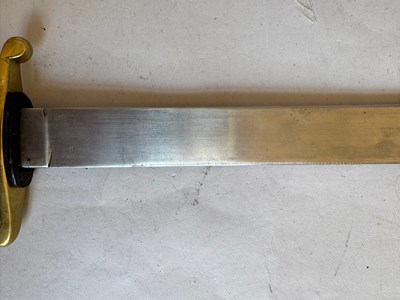 Lot 66 - A GERMAN MODEL 1845 INFANTRY SIDEARM, MID-19TH CENTURY