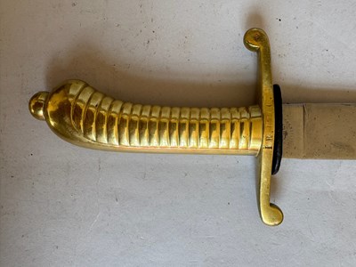 Lot 66 - A GERMAN MODEL 1845 INFANTRY SIDEARM, MID-19TH CENTURY